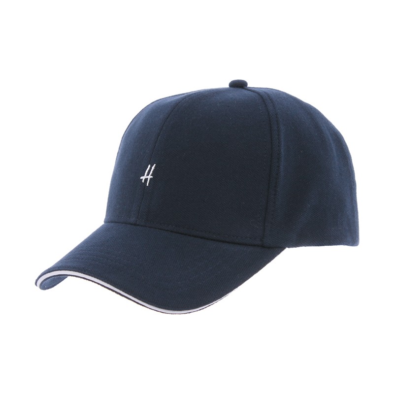 Baseball cap CONQUEST. Pique cotton. Bicolor sandwich peak