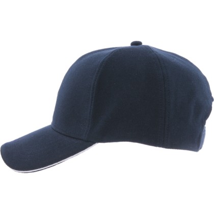 Baseball cap CONQUEST. Pique cotton. Bicolor sandwich peak