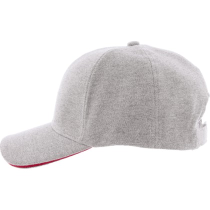 Baseball cap CONQUEST. Pique cotton. Bicolor sandwich peak