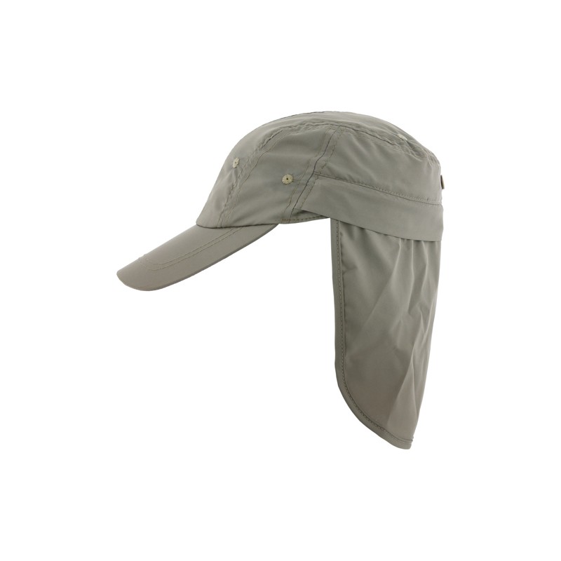 microfiber baseball cap with neckcover