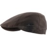 Casquette en cuir souple unie