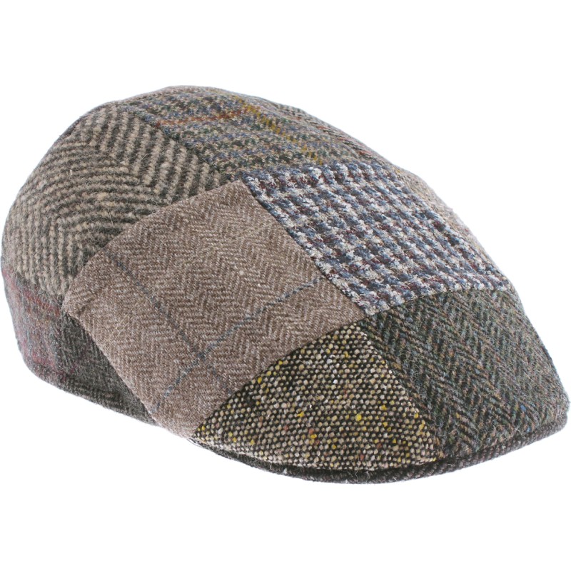 Casquette formée patchwork