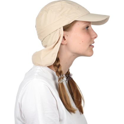 microfiber baseball cap with neckcover