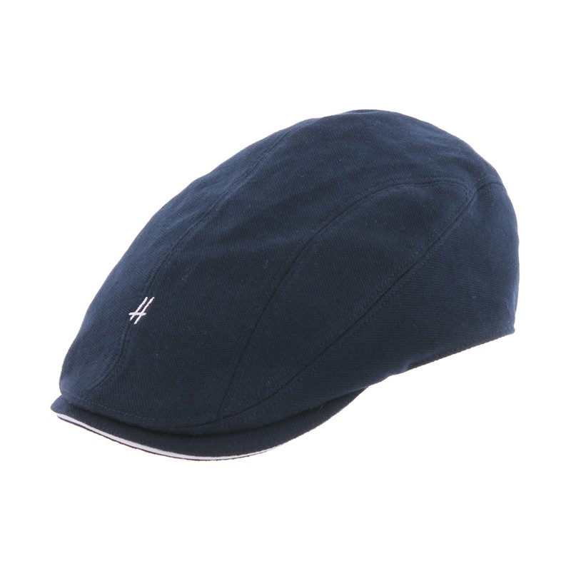 LEGEND flat cap. Pique cotton. Bicolor sandwich peak