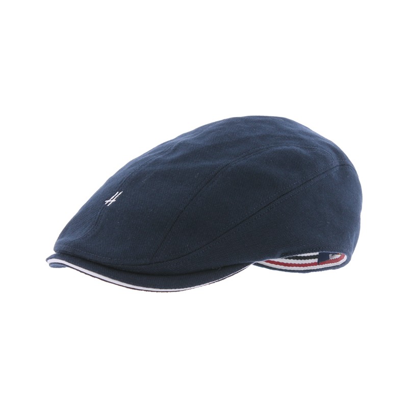 LEGEND flat cap. Pique cotton. Bicolor sandwich peak