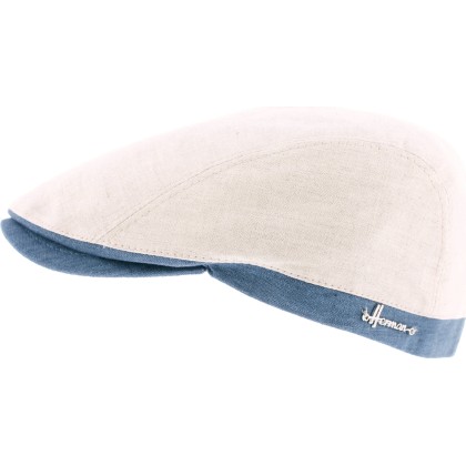 Casquette plate bicolore