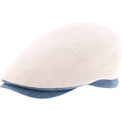 Casquette plate bicolore