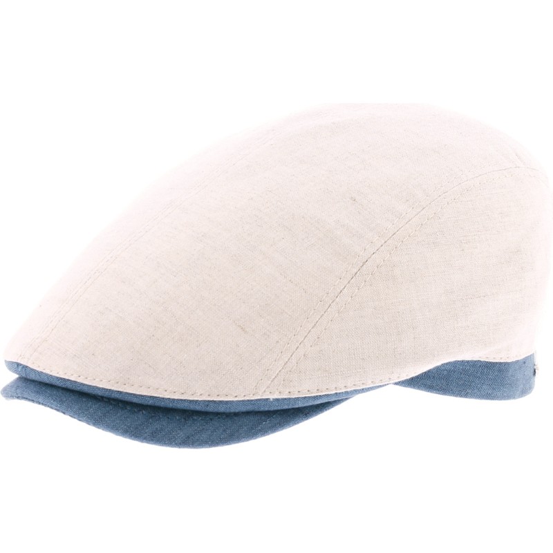 Casquette plate bicolore