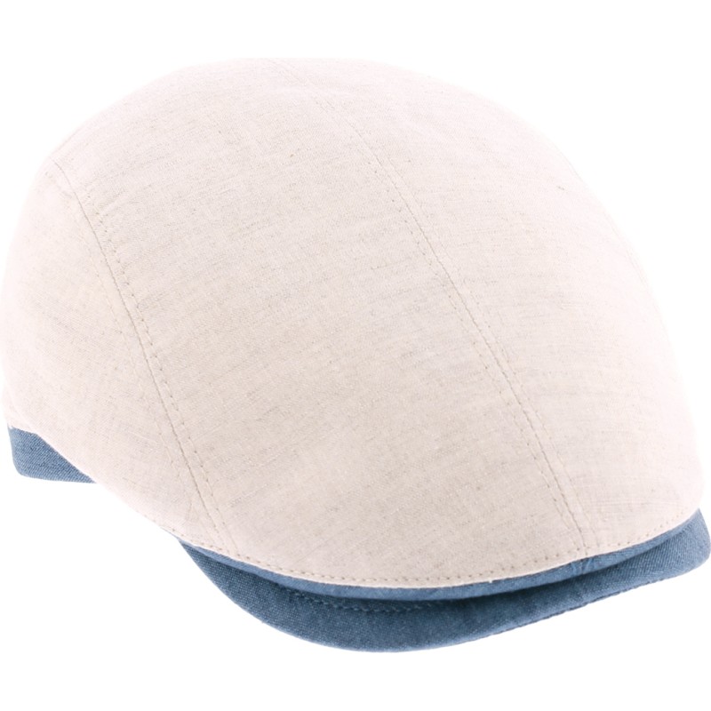 Casquette plate bicolore