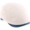 Two-tone flat cap