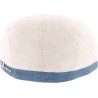 Casquette plate bicolore