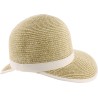 casquette femme en paille