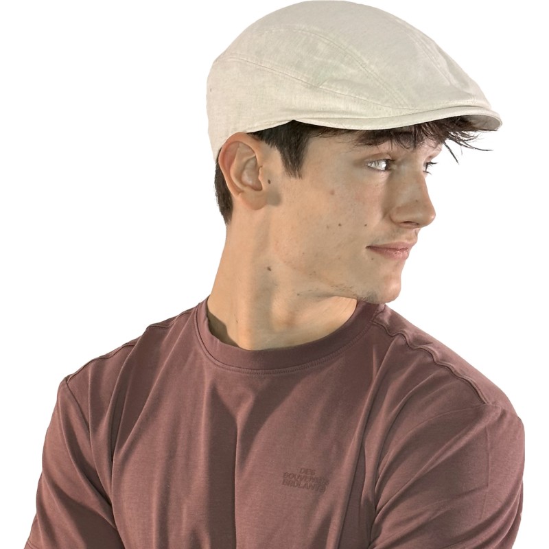 plain colour flat cap