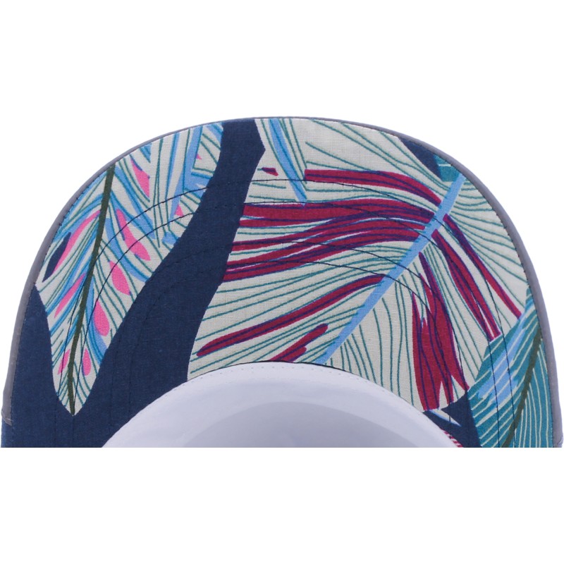 Casquette baseball à motif tropical