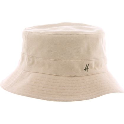 Plain color pique cotton bucket