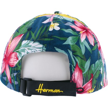 Tropical floral pattern baseball cap
