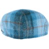 Casquette plate, tissus Harris Tweed