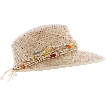 casquette de paille femme boheme
