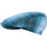 Casquette plate, tissus Harris Tweed