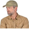 Microfiber plain color cap with mesh