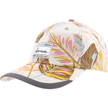 Casquette baseball à motif tropical