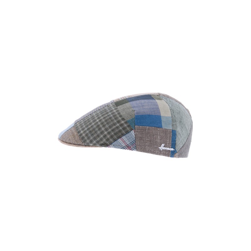 bomber cap, patchwork fabric