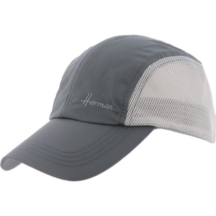 Casquette microfibre unie avec filets sur côté