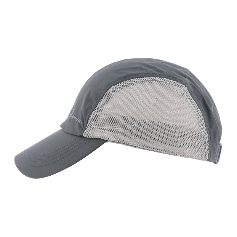 Casquette microfibre unie avec filets sur côté