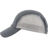 Microfiber plain color cap with mesh