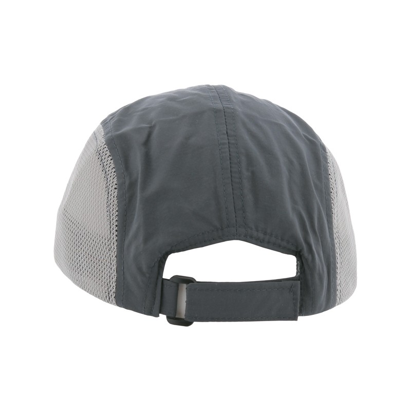 Casquette microfibre unie avec filets sur côté