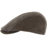 Slim leather bomber cap