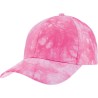 Casquette baseball en coton teinté façon tie and dye