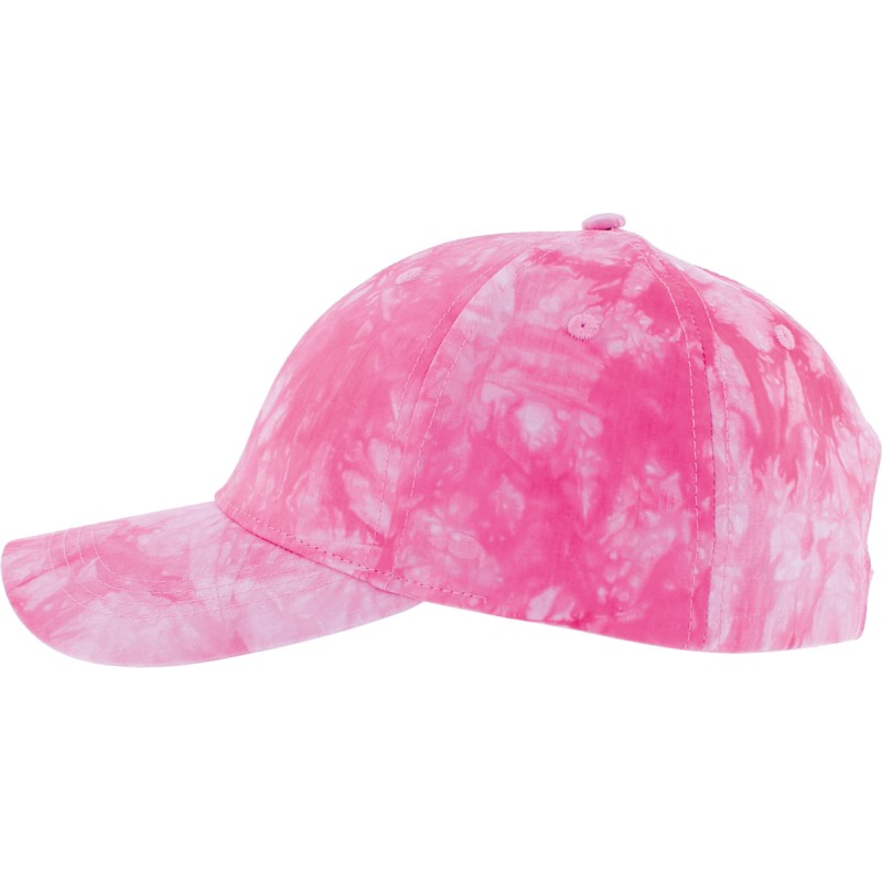 Casquette baseball en coton teinté façon tie and dye