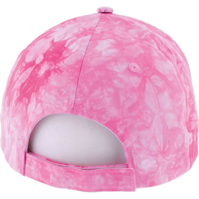 Casquette baseball en coton teinté façon tie and dye