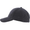 Casquette forme baseball en velours uni