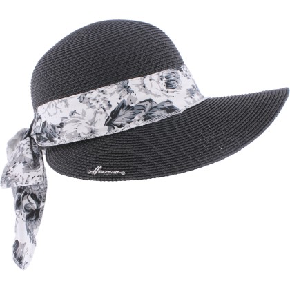 Casquette femme en paille papier