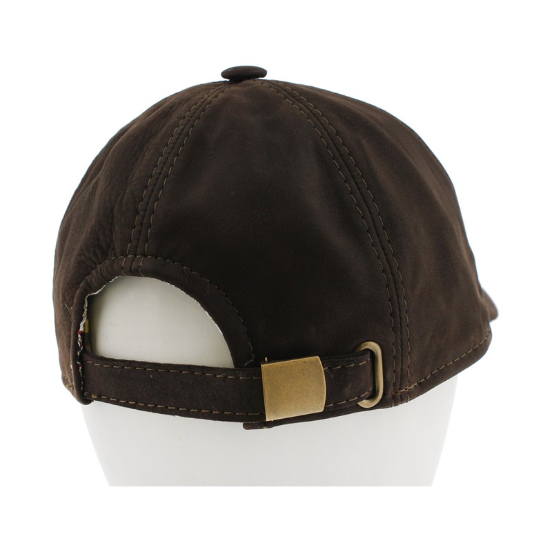 Casquette baseball cuir doublée