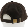 casquette baseball homme herman en cuir marron