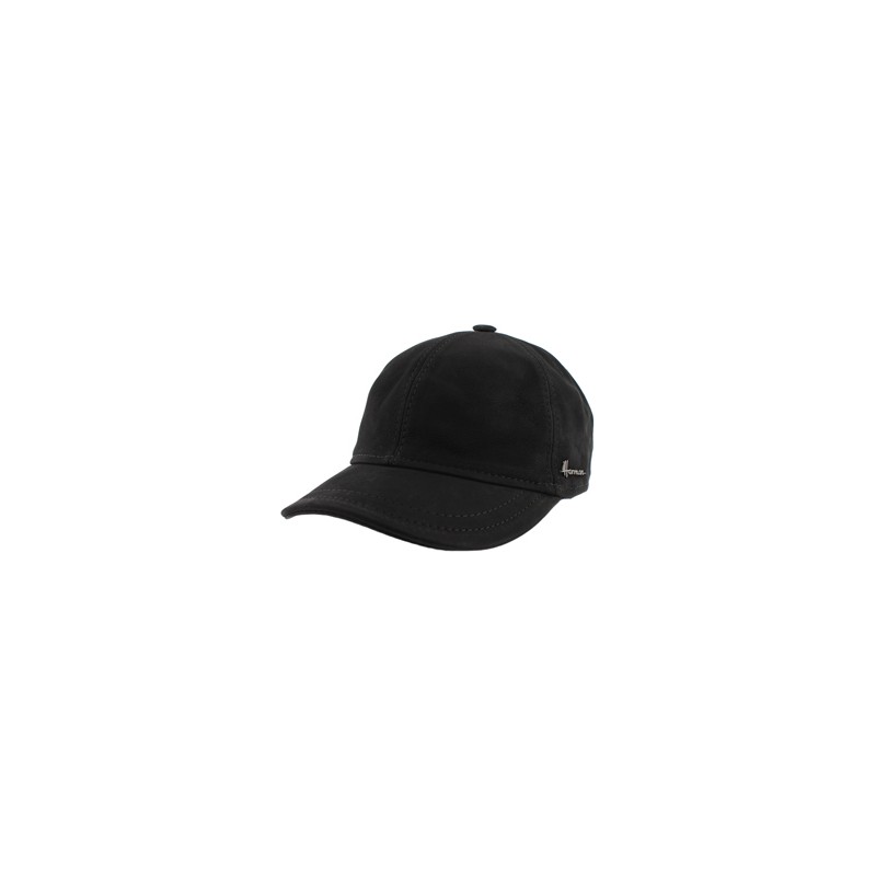 Casquette baseball cuir doublée