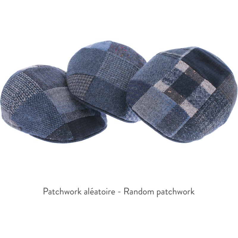 Casquette formée patchwork