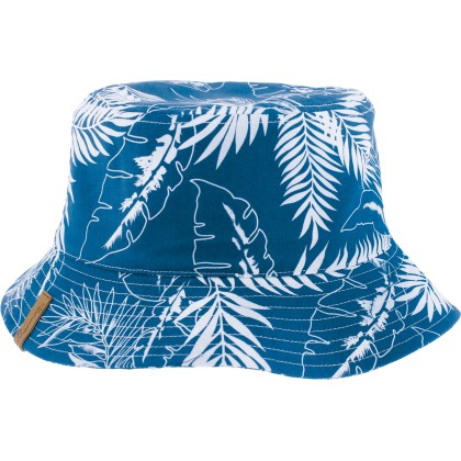 bob herman motif tropical bleu et blanc