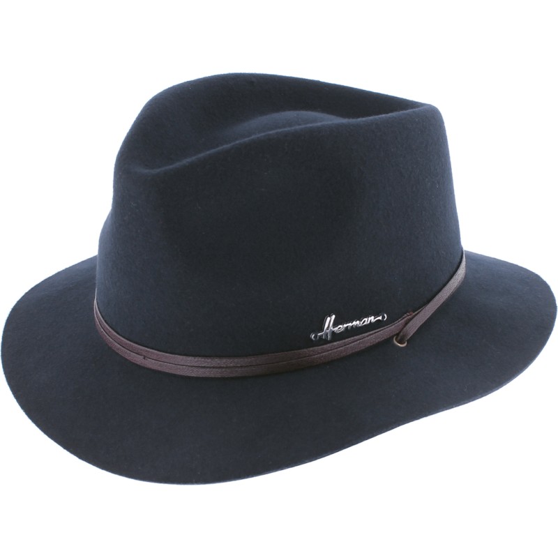 Plain leather hat shop