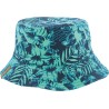 Tropical floral pattern bucket