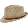 natural straw small brim hat