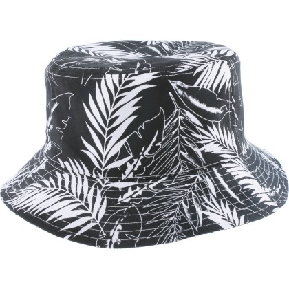 bob herman imprimé tropical noir et blanc