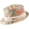 Small brim hat, lala paper, fully printed outside