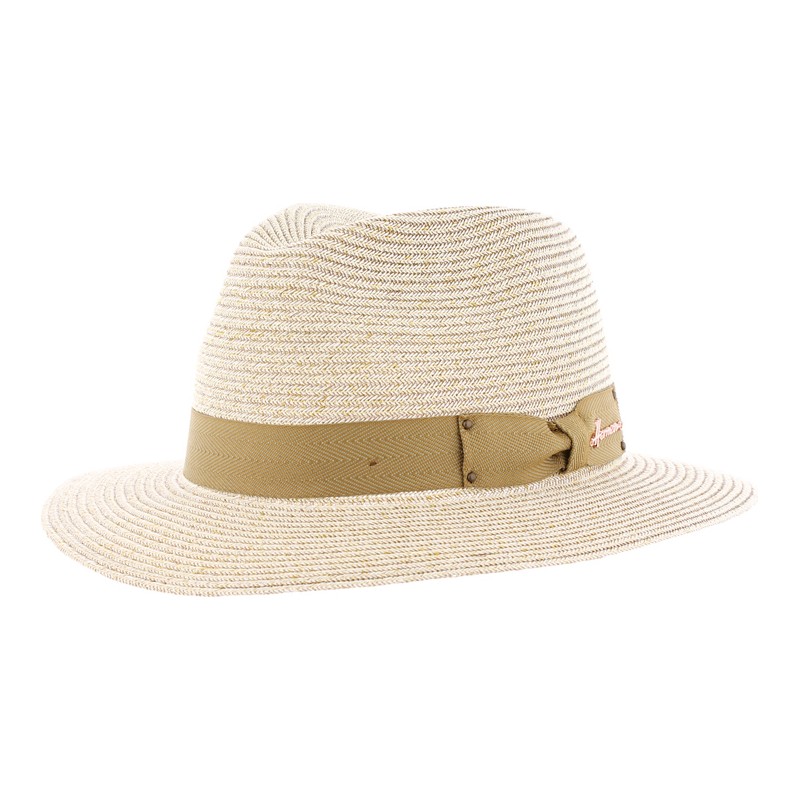 Large brim hat plain color in paper straw