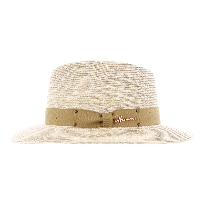 Large brim hat plain color in paper straw