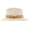 Large brim hat plain color in paper straw