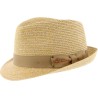 petit chapeau en paille avec ruban et nœud